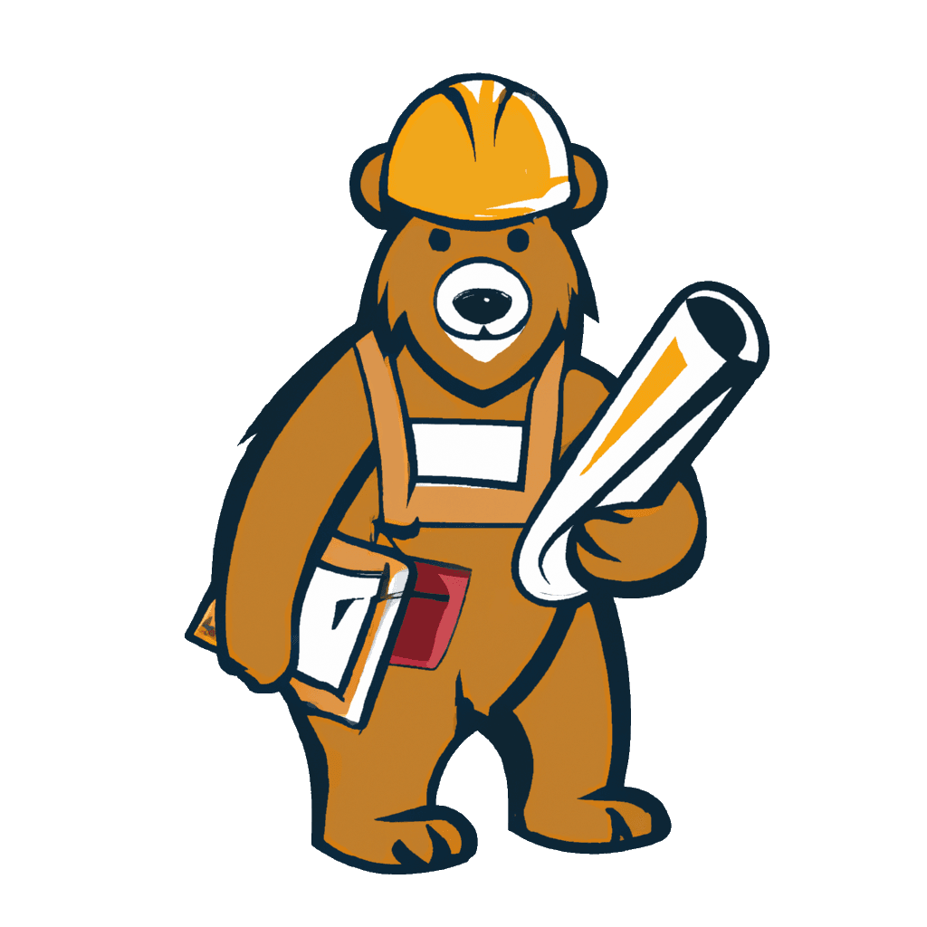 construction bear